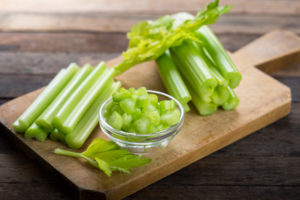 low carb snacking celery